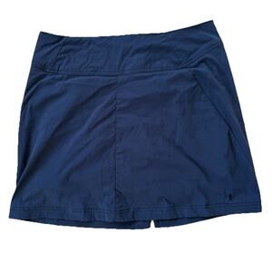 Royal Robbins Skirt Womens 12 Stretch Hiking Outdoor Zip Pocket Nylon